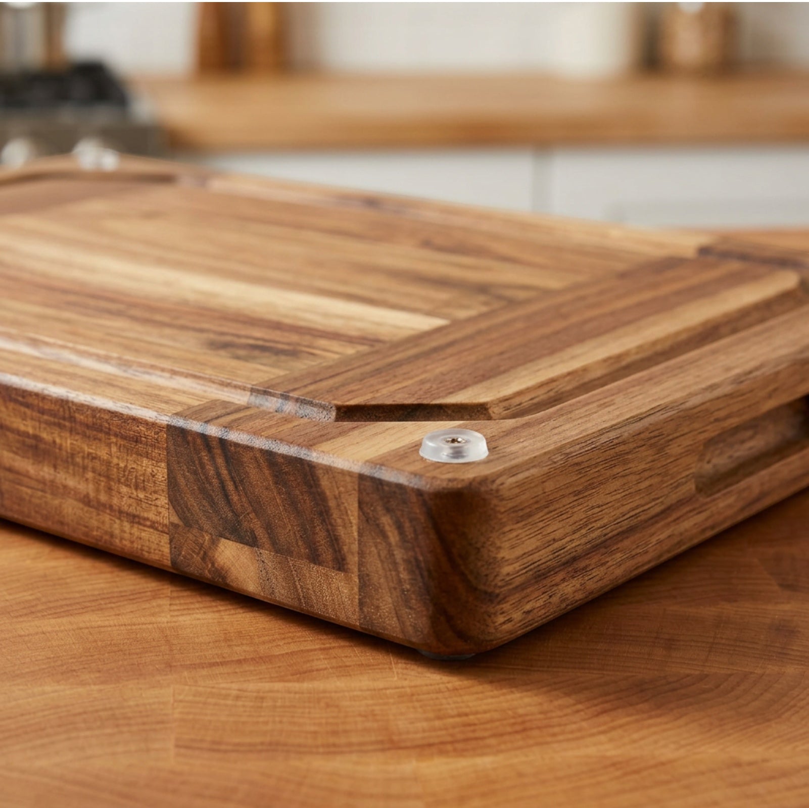 Abotd Acacia Edge-Grain Cutting Board 44 x 32 cm - Detail view