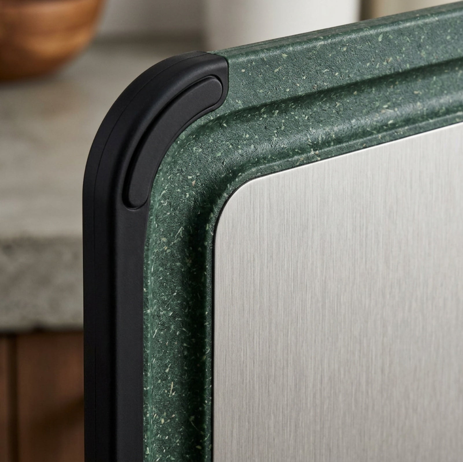 Abotd Dual-Surface Cutting Board 40 x 28 cm Steel Green - Detail view
